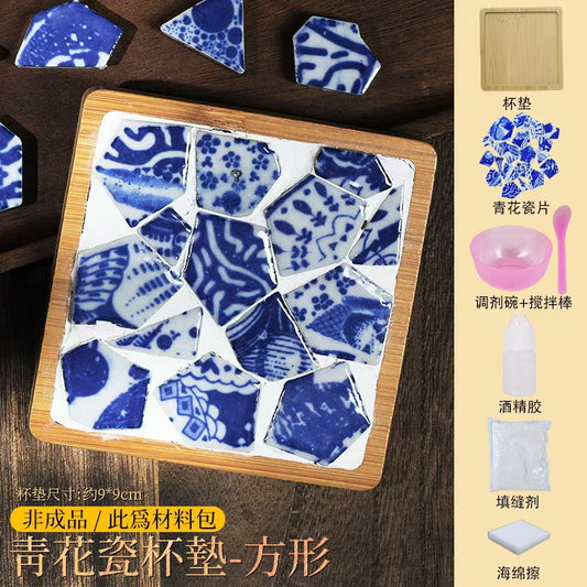 DIY｜Blue and White Coaster Materials