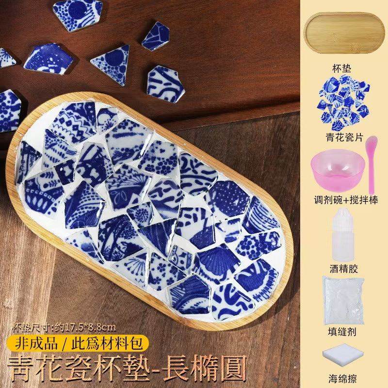 DIY｜Blue and White Coaster Materials