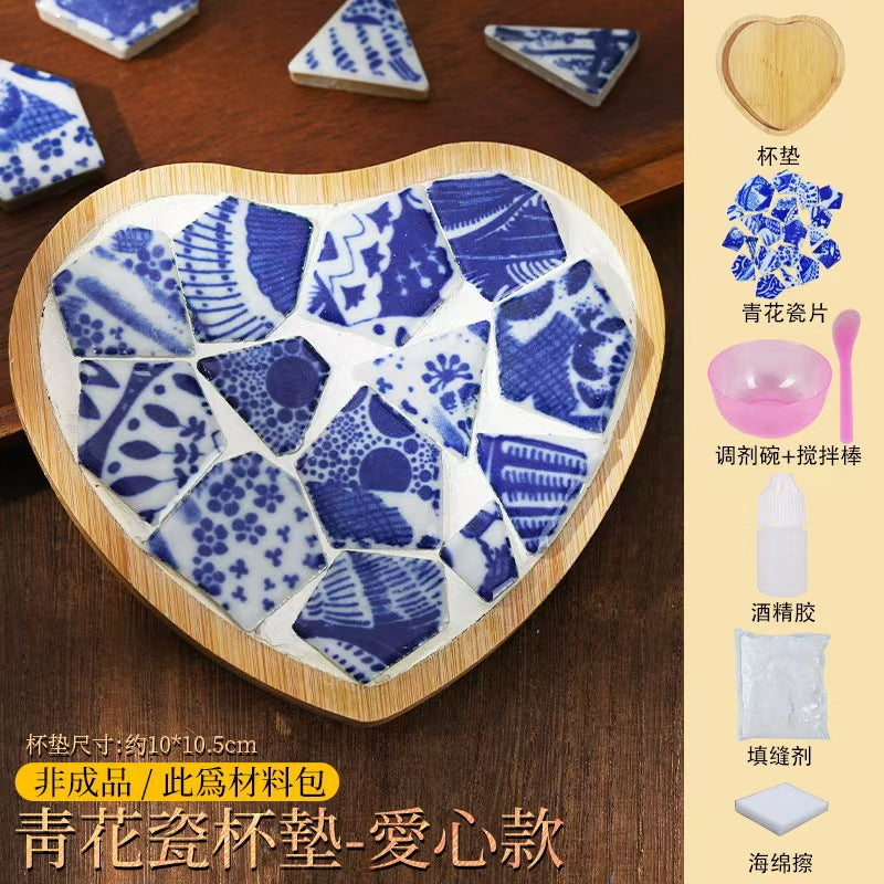 DIY｜Blue and White Coaster Materials