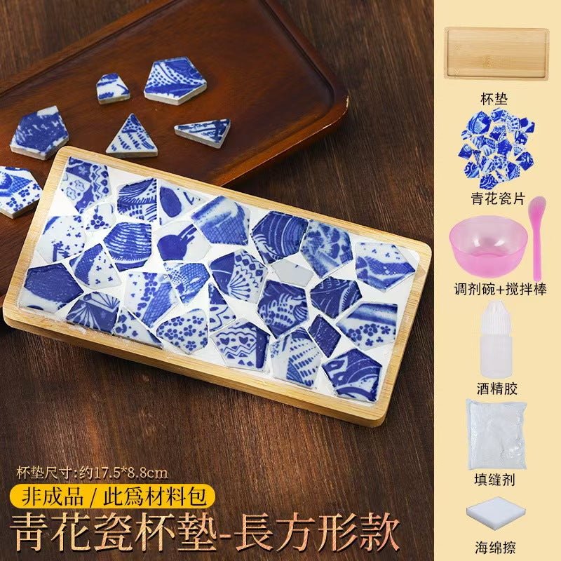 DIY｜Blue and White Coaster Materials