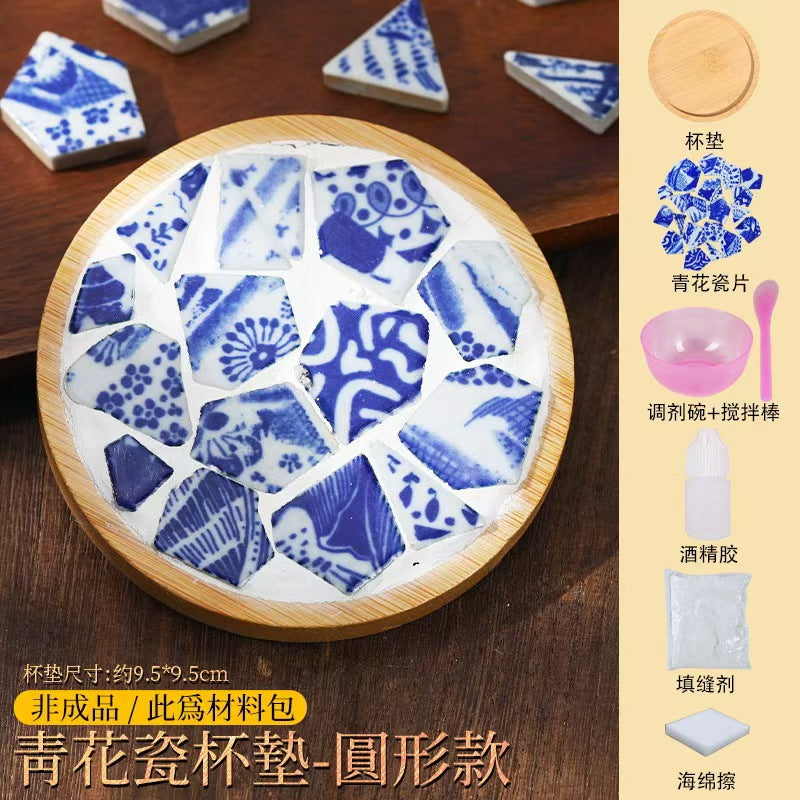 DIY｜Blue and White Coaster Materials